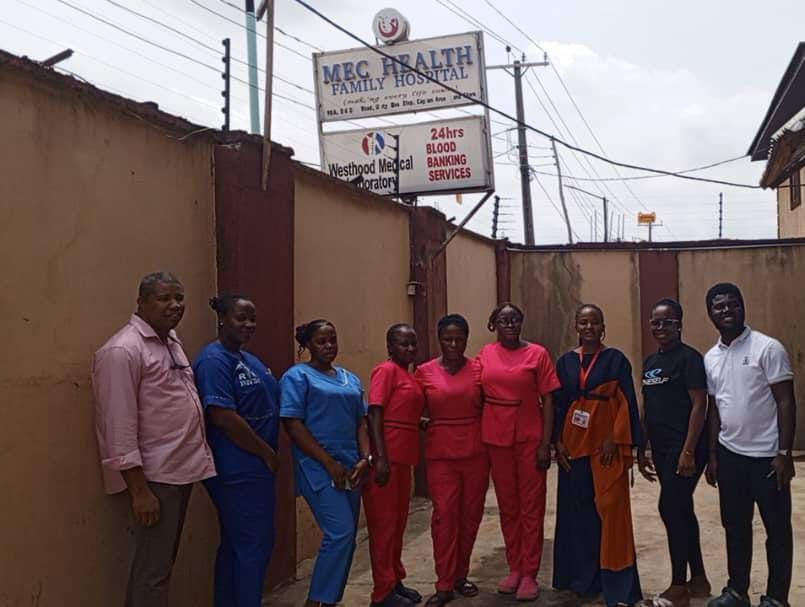 United medical staff at MEC Health Family Hospital